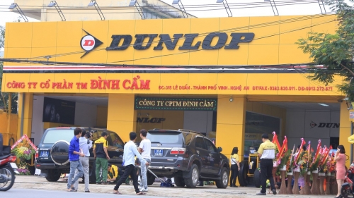 Nghệ An: Đại lí lốp - CÔNG TY CP TM ĐÌNH CẨM